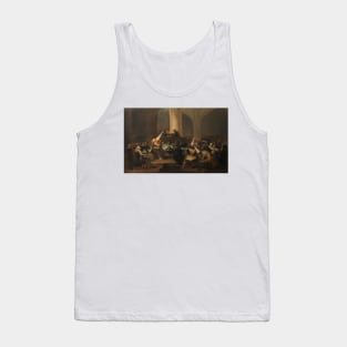 Inquisition Scene by Francisco Goya Tank Top